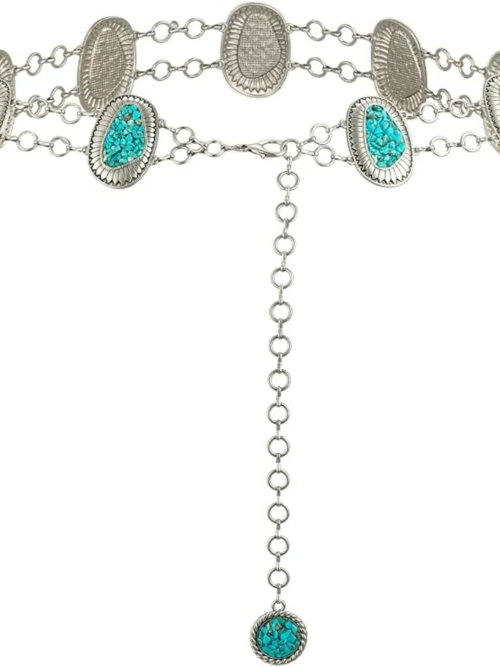 Western Metal Concho Waist Chain for Women | Cowgirl Adjustabl